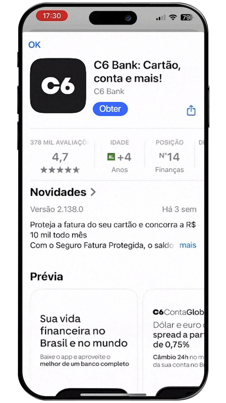 Usuário fazendo dowloand do seu app.